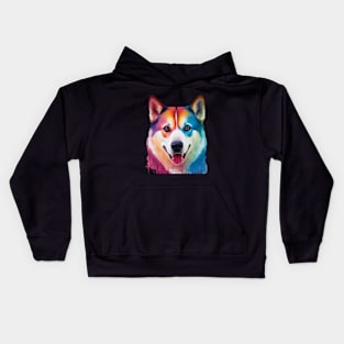 Siberian Husky Kids Hoodie